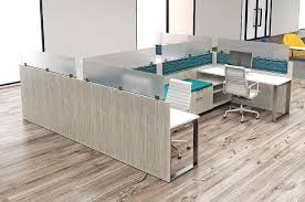 Modern office furniture showroom